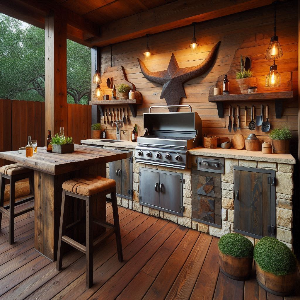 outdoor kitchens