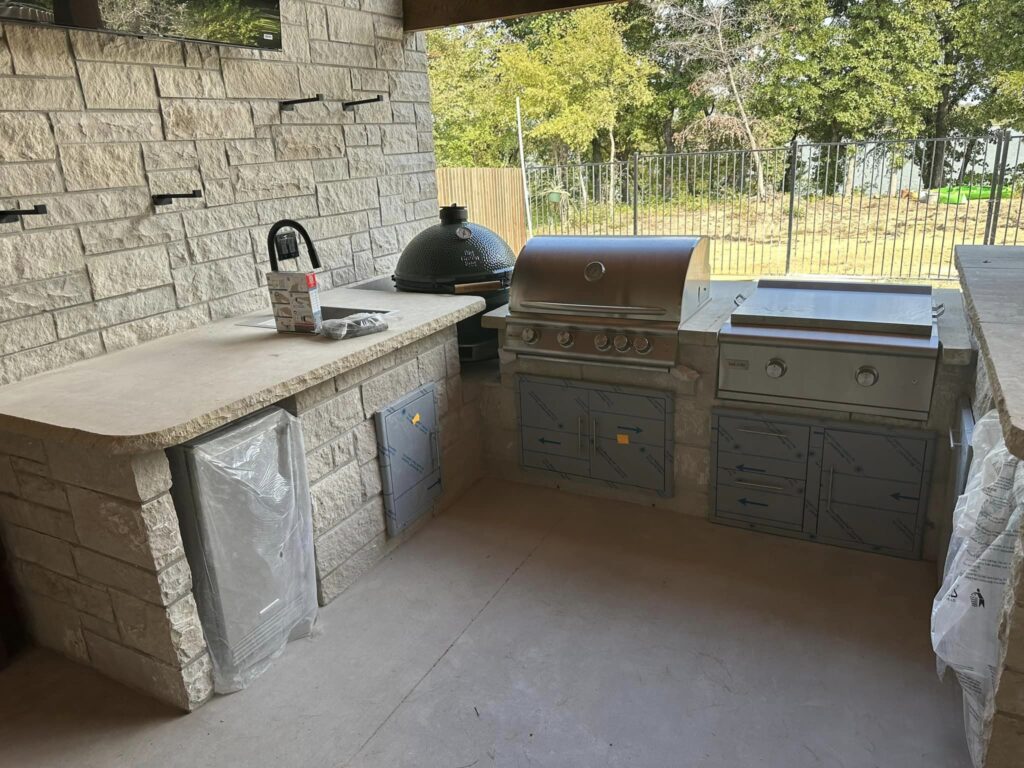 outdoor kitchens